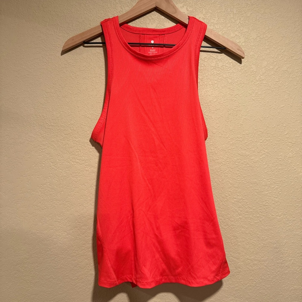 Apana Women's Ribbed Hot Pink Tank Top